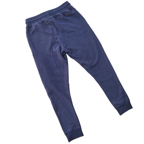 Eleven Paris Men's Navy Cotton Terry Knit Casual Sporty Jogger Pants Size S - Picture 5 of 6